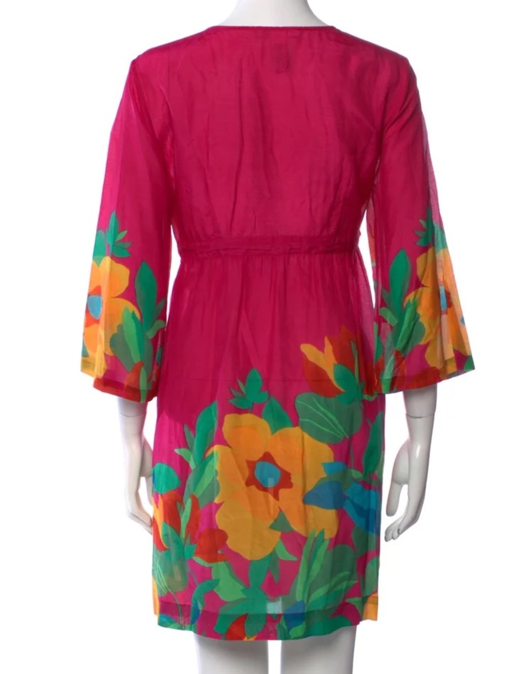 DIANE VON FUSTENBERG Tropical Shift Dress size medium - Picture 8 of 9